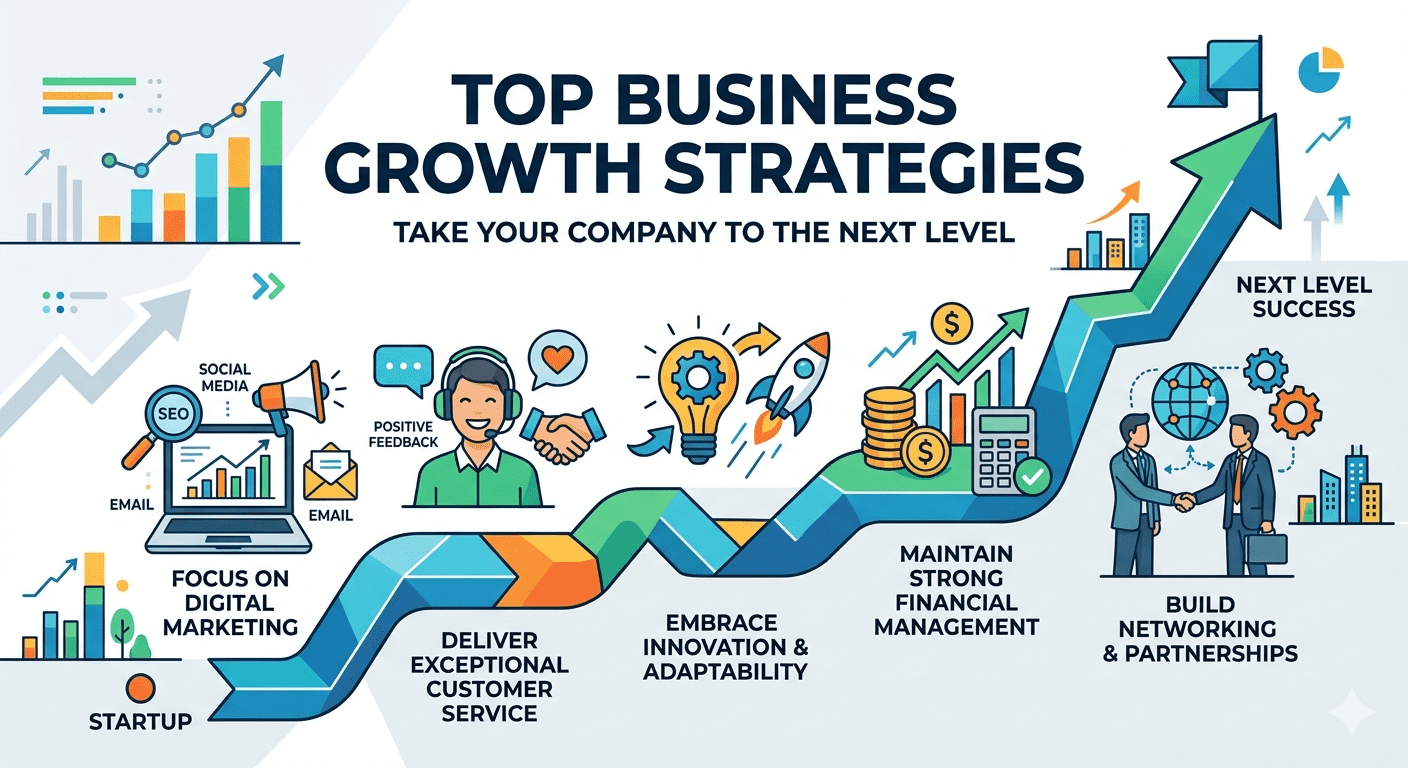 Top Business Growth Strategies to Take Your Company to the Next Level
