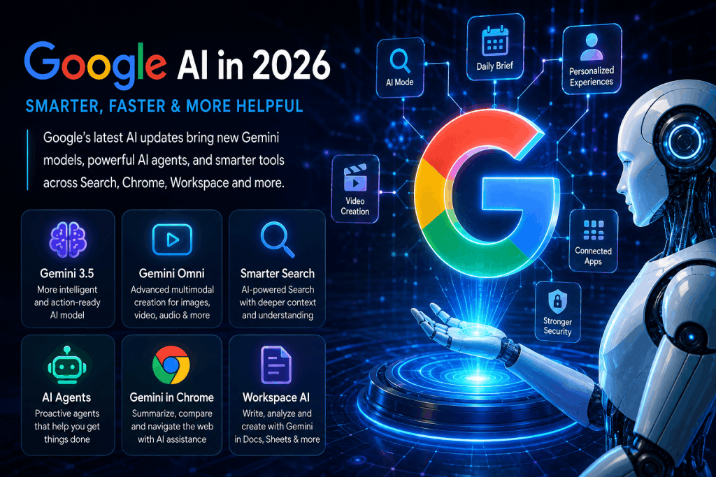 Google Gemini 3.5 AI model and new features in 2026